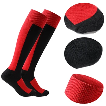 

Men Women Thickened Hiking Skateboard Warm Artificial Wool Adult Elastic Long Outdoor Skiing Sock Winter Sports Soft Breathable