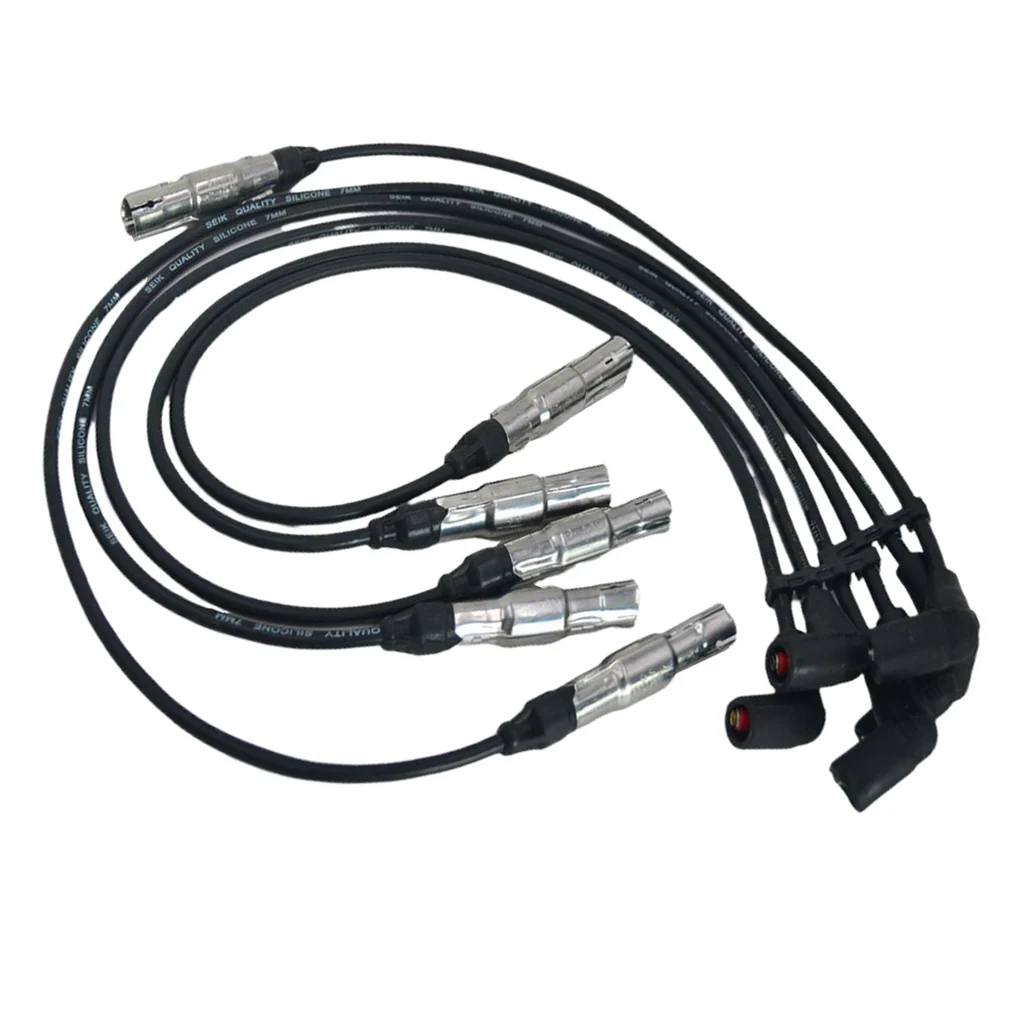 6 x 12v Ignition Spark Plug Wire Kit Fit for Volkswagen Golf 1999-2002 2.8L