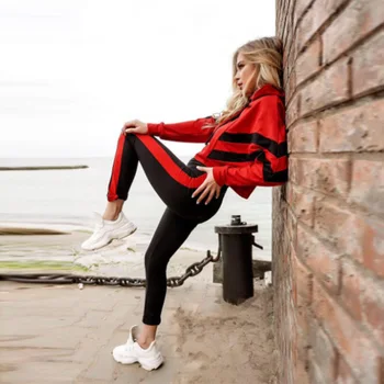 

Shyloli Casual Pullover Drawstring Batwing Sleeve Women 2 Pieces Set Elegant Pant Sets Korean Sports Suit Leisure Tracksuit 2020