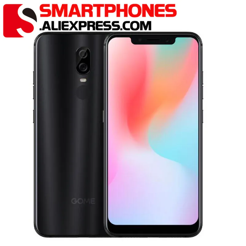 GOME U9 6 ГБ ОЗУ 64 Гб ПЗУ смартфон 18 дюймов две sim карты MTK Helio P23 Распознавание