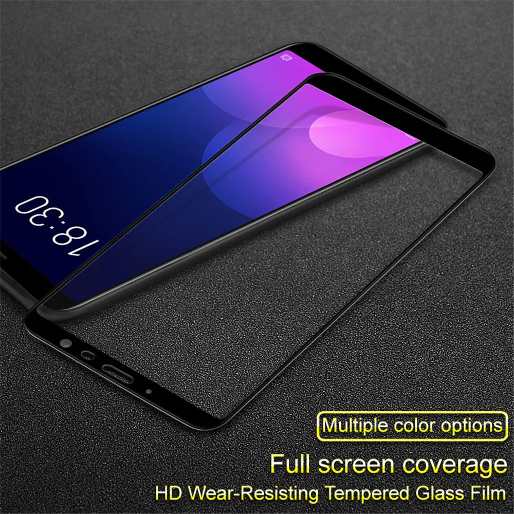 Imak Оригинальное полное Покрытие закаленное стекло на для Meizu 6T M6T Стекло Защитная стеклянная пленка 5.7 дюйма
