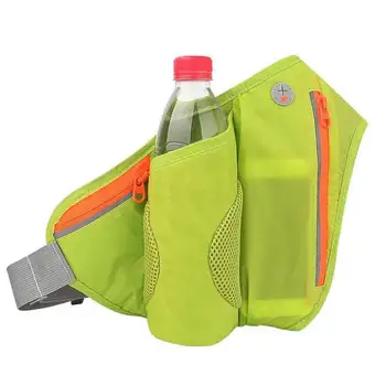 

Running Belt Hydration Waist Pack with Water Bottle Holder for Men Women Waist Pouch Fanny Bag Reflective Fits 4-6 inch mobile p