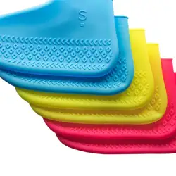 Силиконовые чехлы для обуви Водонепроницаемые Многоразовые Нескользящие дождевые Чехлы для обуви для мужчин и женщин 517D