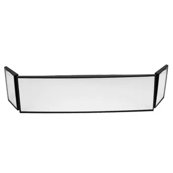 

Hot Universal Car rearview mirror wide angle panorama Anti-dazzling Tri-fold surface reversing large field of view Rearview mir