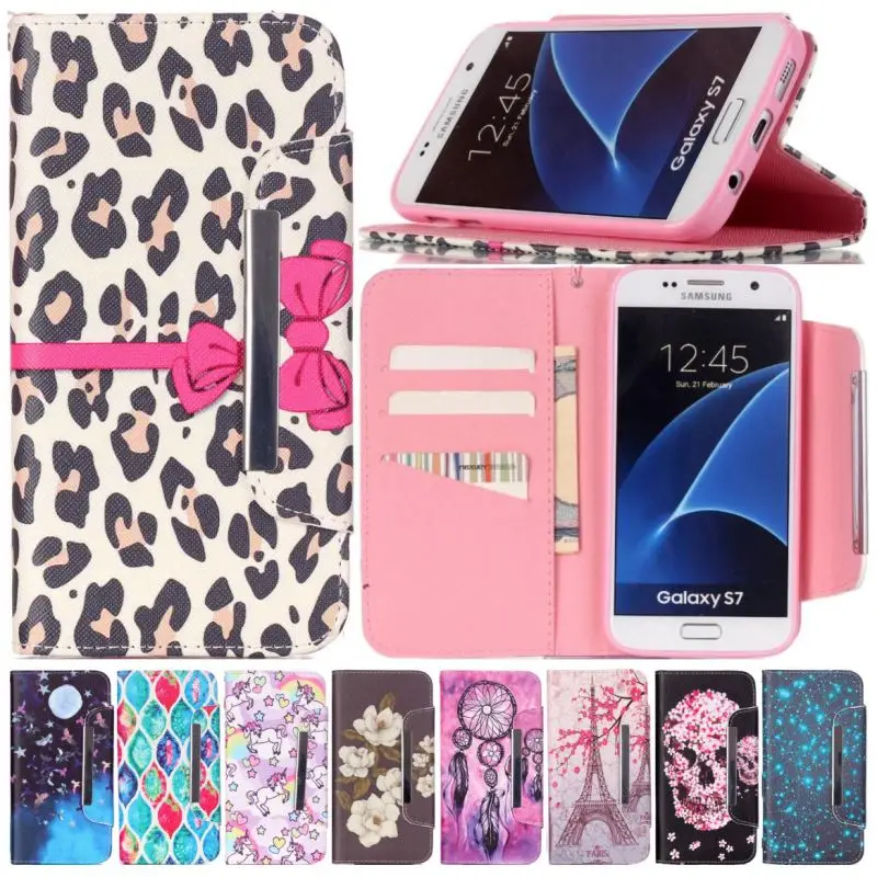 Cute Pony Tower Case For Samsung Galaxy S7 S6 Edge S5 S4 J5 Core Grand J2 Prime G530 A310 i9060 Fundas Flip Leather Capa P03G |