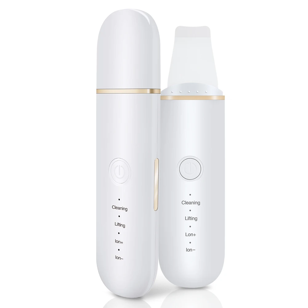 

Ultrasonic Skin Scrubber Blackhead Remove Deep Face Cleaning Machine Facial Whitening Lifting Dirt Wrinkles Spots Reduce