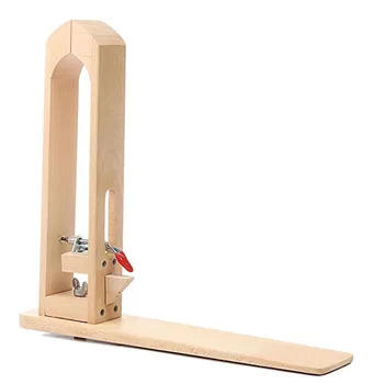 

All-round Rotate Wood Leather Table Lacing Desktop Sewing For DIY Stitching Leathercraft Tools New