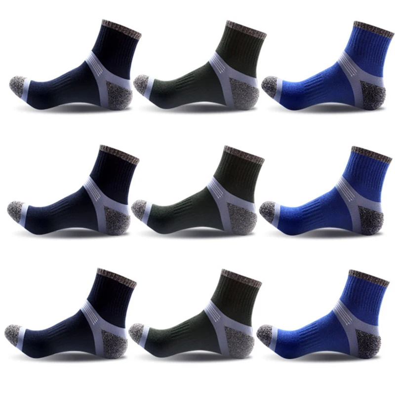 

1/2/3pair Summer Men Socks Classical Anti-friction Five Toe Socks Breathable Bright Color Classical Cotton Socks Low Cut Sock