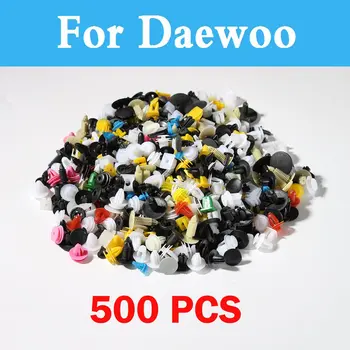 

New 500pcs Mixed Auto Bumper Clips Fastener Rivet Door Panel Universal For Daewoo Gentra Kalos Magnus Evanda G2x Lacetti Lanos