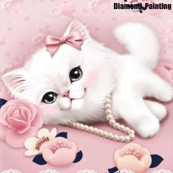 

Miaodu Cheap Price Cat 5D Animal DIY Diamond Painting Cross Stitch Full Canvas Picture of Rhinestone Mosaic Embroidery Paintings
