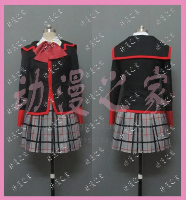 

Little Busters! Rin Natsume Girls Skirt Uniform Suit Clothing Halloween Party Women Dress Outfit Christmas Skirt Cosplay Costume