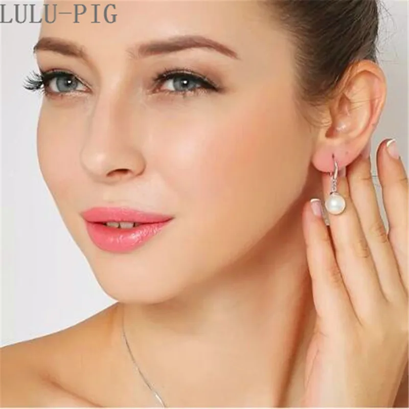 LULU PIG продажа высококачественные серьги в Корейском стиле с натуральными