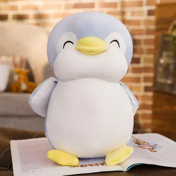 Happy Blue Penguin Plush Toy – Soft and Squishy -30-55cm Tall