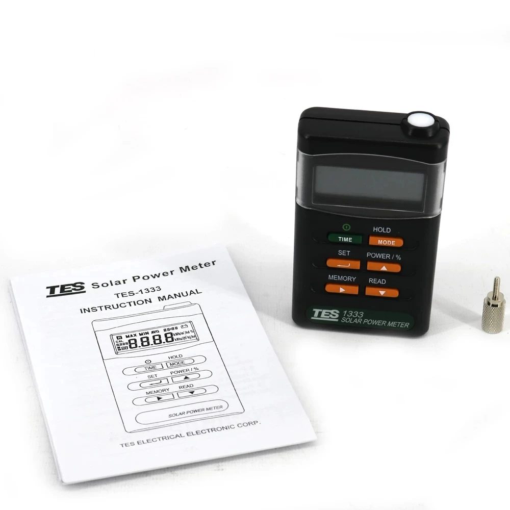 TES-1333 Solar Power Meter with User Calibration Factor Setting Function 2