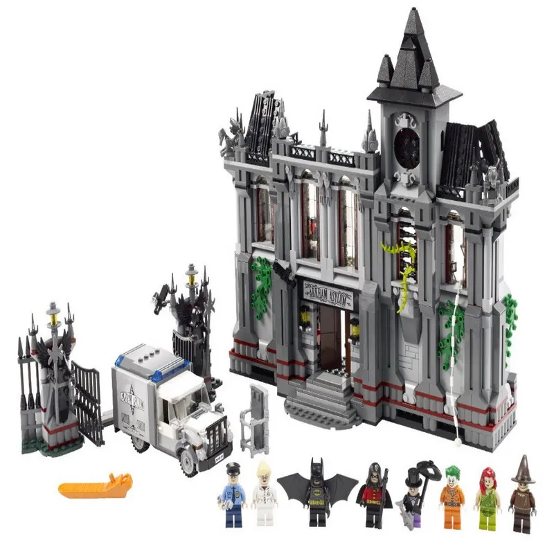 

Arkham Asylum Breakout Figure Decool 7124 Batman Super Blocks Construction Building Toys For Children Christmas Gift