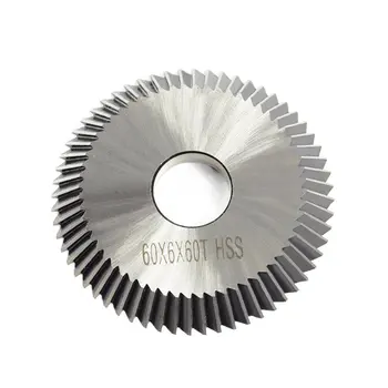 

60T High Speed Steel Cutting Blade Double-sided Tooth Carbide Cutting Discs Cutting Tool for Steel Aluminum Wood Plastic