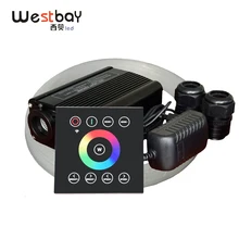 Westbay волоконно-оптический свет двигателя драйвер комплект 32 Вт RGBW двойной порт волоконно-оптический источник света с сенсорной панелью для потолочной звезды