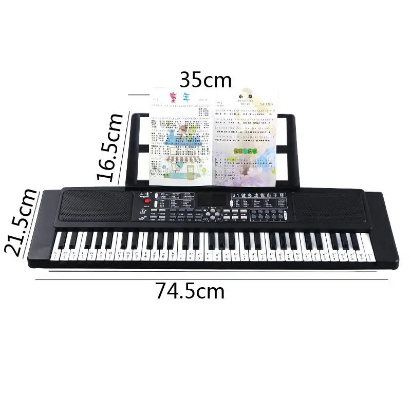 

Children Electronic Organ Toy 61 Key Multi-functional Model Electronic Piano Music Early Childhood Educational Toy Gift