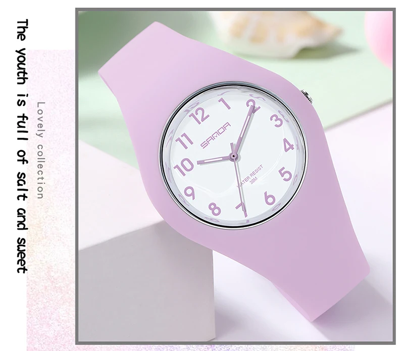 2021 New Sports Electronic 30M Waterproof Multifunction Personality Student Hand Plate Watches Quartz Movement Calendar 6056