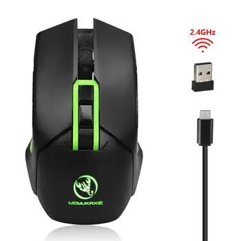 

2.4G Wireless Mouse USB Charging Gaming Mouse For 5 Adjustable 4800DPI 7 Key Esports Mouse Can Change Color Breathing Lamp X80