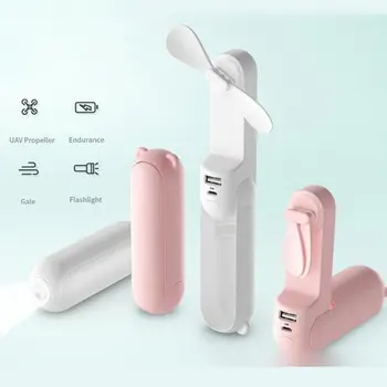 

Mini USB Fan Portable Handheld Ventiladors Rechargeable Handy Air Cooling Fan For Outdoor Home Handheld Fan