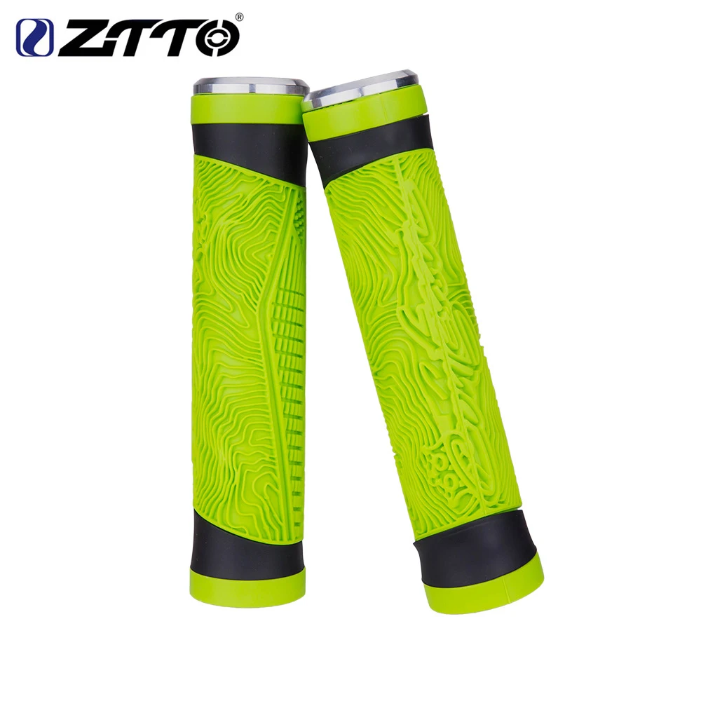 

ZTTO 1 Pair Pure Silicone Gel Durable Shock Proof Anti Slip Soft Bicycle Grips For MTB Mountain Bike 22.2mm handlebar