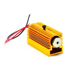 Module de points Laser rouge focalisable, 650nm 658nm 30mW avec dissipateur thermique TTL 0 15KHZ w 