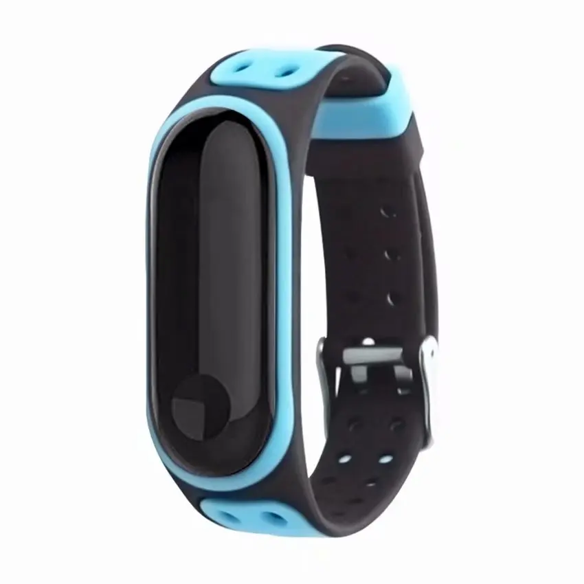 Ремешок силиконовый для Xiaomi Mi Band 3 4 5 сменный спортивный браслет смарт часов Mi5