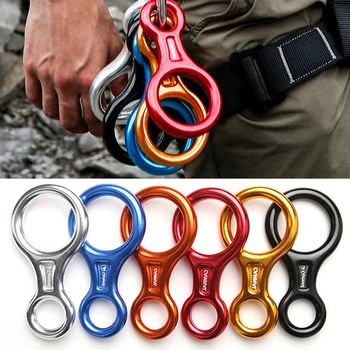 

Outdoor Climbing Equipment 35KN 8 Word Ring Protector Ring Descender Descending Devicer Downhill Equipment