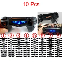 10 шт./лот светодиодный светильник стикер для кожи для Playstation 4 PS4 пользовательский игровой светильник стикер для PS4 Dualshock контроллер наклейки