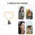 6-Дюймовый сердцевидный светодиодный Кольцевой Свет Dimmable Cold Warm Makeup Photography Video Live Stream Lamp Tricolor Fill Light