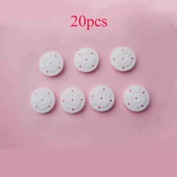 

20PCS DIY Accessories Diameter 25.5mm Wheel Gear Mini Wheels Aperture 1.95mm Eccentric Gear TT Motor Gears for Toys Car Model