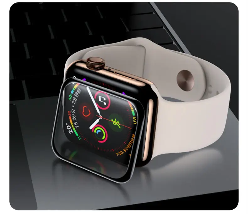 Защитная пленка для apple watch 5 4 iWatch series 3 2 1 42 мм 38 мм 9D HD мягкая пленка аксессуары для apple watch(не стекло) 44 мм 40 мм
