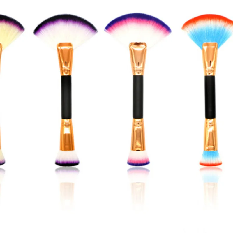 1 шт. двухслойные кисти для макияжа + плоская кисть|Аппликатор теней век| |