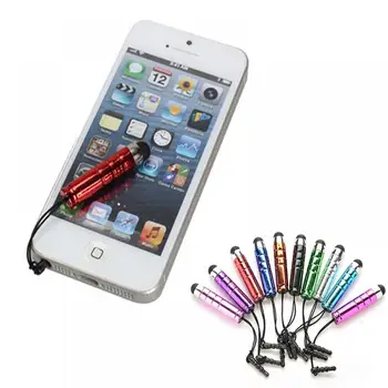 

5PCs Touch Screen Stylus Pen+Dustproof Plug for iPhone iPad Tablet Samsung Random Color