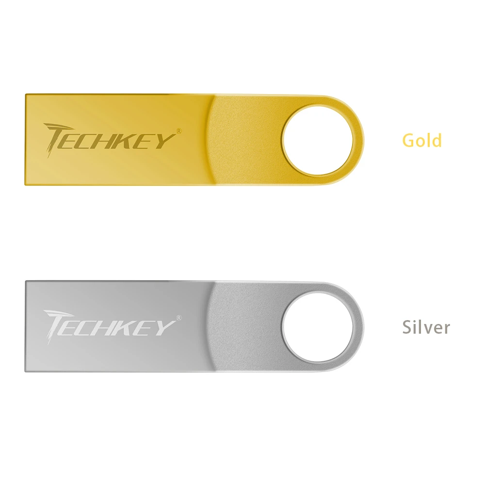 TECHKEY, новинка, usb флеш-накопитель, 64 ГБ, 32 ГБ, 16 ГБ, 8 ГБ, 4 Гб, флеш-накопитель, флешка, флешка, водонепроницаемый, серебристый, u диск, memoria cel, usb stick, подарок