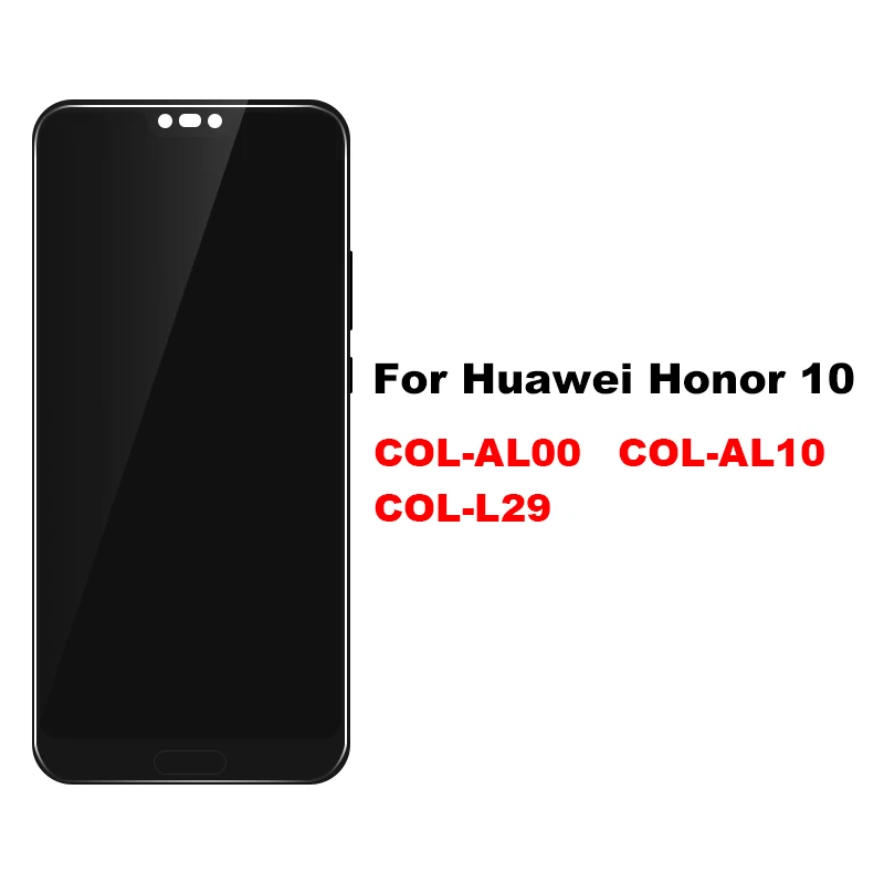 ЖК дисплей 5 84 дюйма для HUAWEI Honor 10 сенсорный экран дигитайзер Huawei honor телефон с
