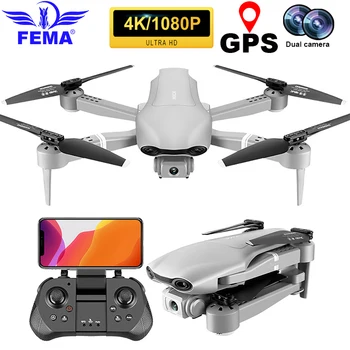 

FEMA Professional F3 Drones GPS 5G WiFi FPV with 4K/1080P HD Wide Angle Camera Foldable Altitude Hold RC Quadcopter drone
