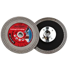 Lâmina de diamante turbo de 4.5 polegadas, lâmina para corte, granito, mármore, azulejo cerâmico com rosca m14 ou 5/8 11