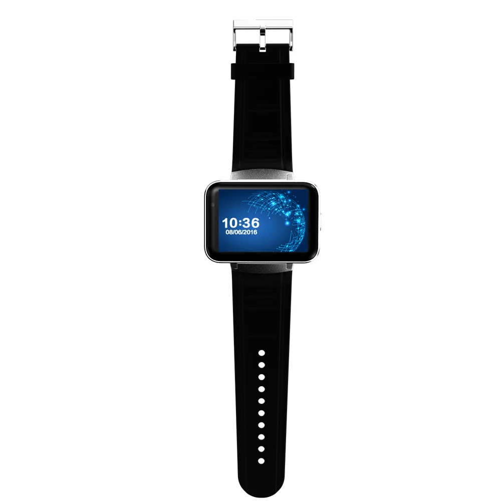 DM98 Android OS Bluetooth Smart Watch 2.2 inch MTK6572 Dual Core 1.2GHz 3G Smartwatch Phone 512MB RAM 4GB ROM Camera WCDMA GPS
