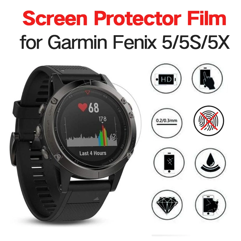 3 шт./лот 9H Премиум взрывозащищенное Закаленное стекло для Garmin Fenix 5 Защитная
