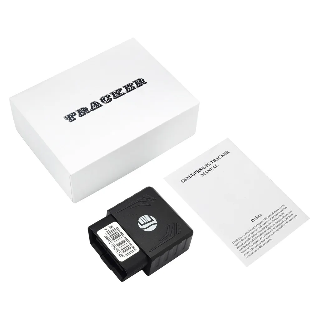 TK306 автомобиль localizador xy найти его gps тег ключ искатель GSM/GPRS трекер OBD интерфейс автомобиля локатор отслеживания Devic - Цвет: Black