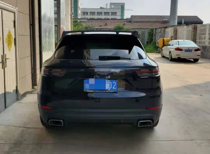 Для нового Porsche Cayenne спойлер заднего крыла применение герметика ABS Материал задний багажник на крыше спойлер праймер цвет-UP