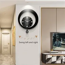 Деревянные настенные часы в форме Луны в скандинавском стиле, настенные часы для гостиной, ТВ, декорации на стену, Круглые ретро часы для дома