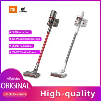 

NEW Technology MIJIA Xiaomi Vacuum Cleaner SHUNZAO Z11 Wireless Vacuum Cleaner Handheld 26Kpa strong suction Pet hair collection