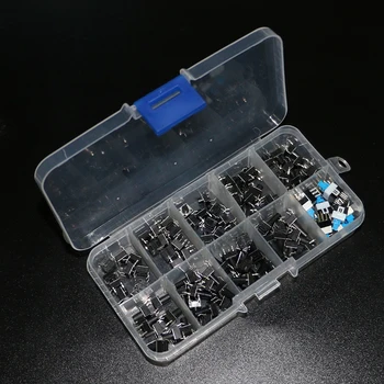 

100Pcs/Set Micro Button Switch Assortment Kit Momentary Tact Tactile mini Push 10 Valuest DIY