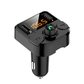 

Dual USB Car Phone Charger with FM Transmitter Wireless Bluetooth Radio Adapter