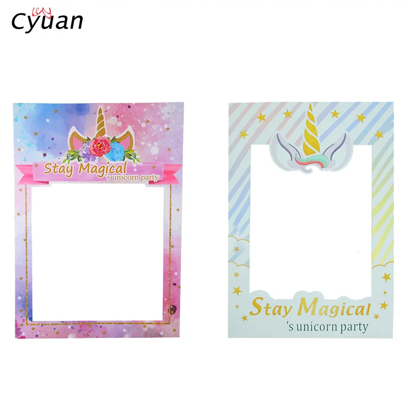 Фотобудка Cyuan Rainbow Unicorn для дня рождения вечерние реквизиты детского душа с