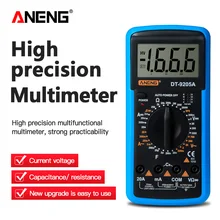 DT9205A multimetro Digitale Profesional Transistor Tester Retroilluminazione metro amperimetro multimetro multi meter multimetr