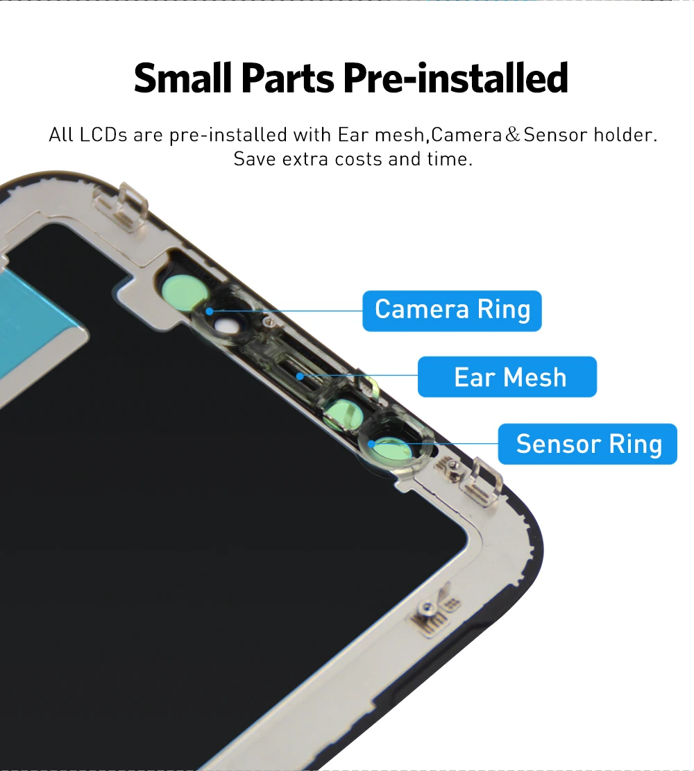 ЖК-дисплей для iPhone X Экран Дисплей с 3D кодирующий преобразователь сенсорного экрана в сборе для iPhone X дисплей OLED Высокое качество